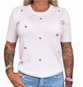Top heart pink