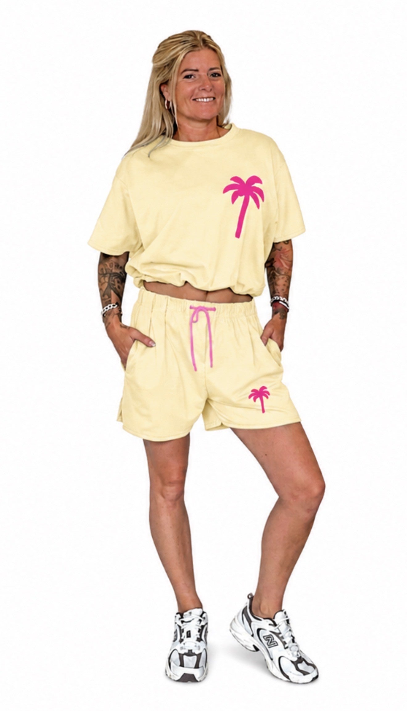 Palm set yellow