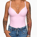 V shape body baby pink