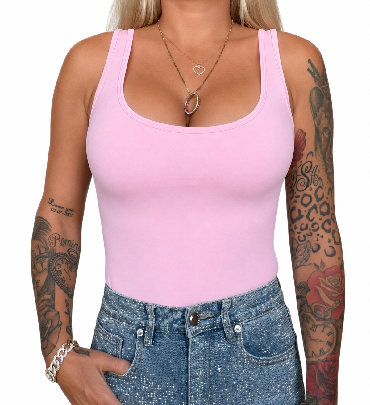 Scoop body baby pink